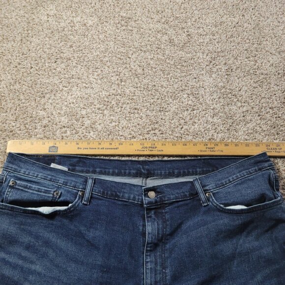 Levis 541 Jeans Mens 48x28.5 Tag 48x30 Blue Athletic Taper Fit Denim Dark Wash - Picture 3 of 7